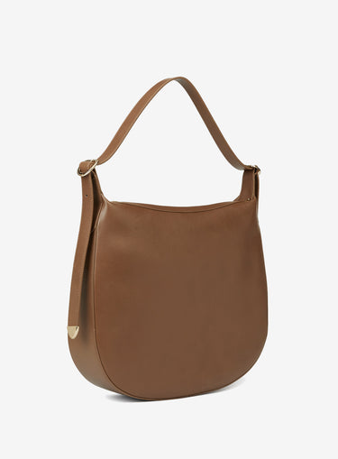 Tan Leather Hobo Bag