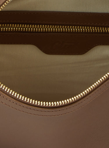 Tan Leather Hobo Bag