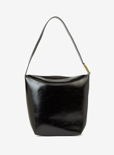 Rabat Large Black Leather Bag