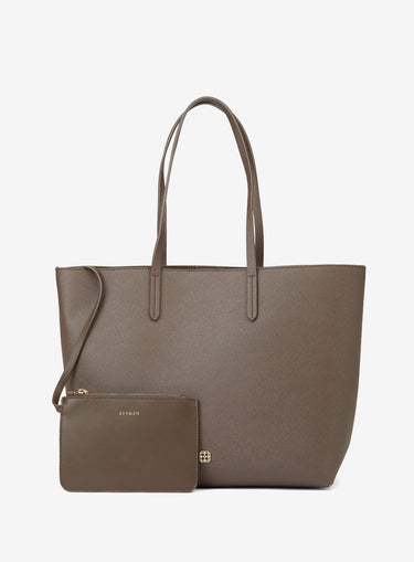 Dark Brown Shopping Bag