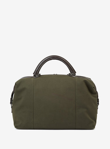 Khaki Logo Detailed Canvas Bag