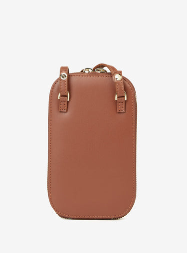 Tile Womens Phone Bag - Brown