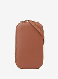 Tile Womens Phone Bag - Brown